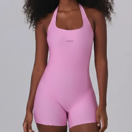 Macaquinho Up Legbox Original Feminino Fitness Academia Rosa Chá Lisa M