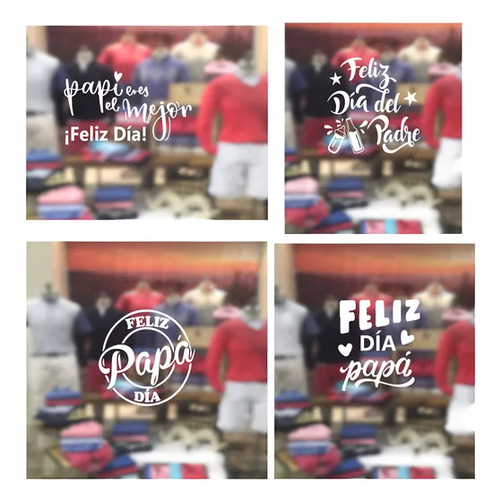 Vinilos P/locales, Vidrieras, Navidad, Felices Fiestas 