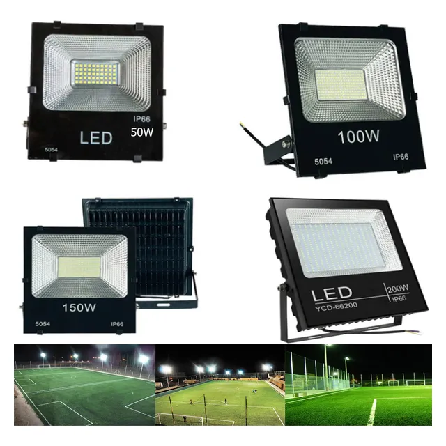 Reflector Led 50w 100w 150w 200w Ip66 Exterio 110/220v 6500k