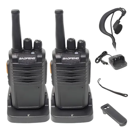 Kit 2 Radio Transmisor Baofeng M77 7w 5800mah + Manos Libres