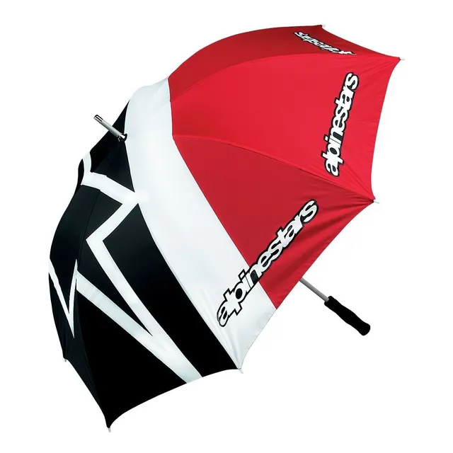 Paragua Unisex Para Adulto Color Negro Rojo Blanco Multi