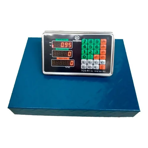 Balanza Bascula Inalambrica 200kg En Alfajor Recargable Icm Color Azul acero 110V/220V