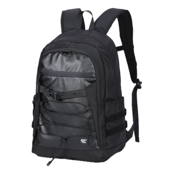 Mochila Impermeable Hombre Mujer Notebook Aoking Xn3353-6 Color Negro