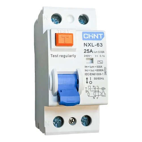 Disyuntor Diferencial Bipolar 2x25 A 30ma Chint 2x25a Iram