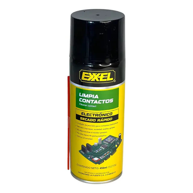 Limpiador De Contactos Electrónicos 450ml Exxel