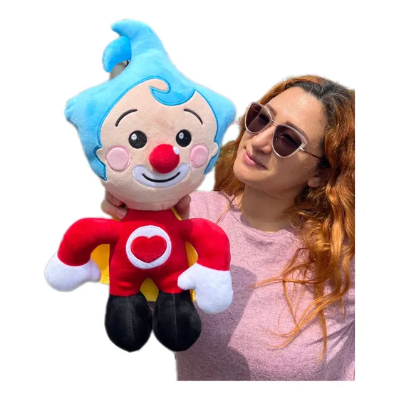 Muñeco De Payaso Plin Plin De Peluche Grande 50cm