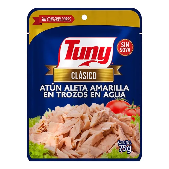 Atún En Agua Tuny 75g Caja Con 24 Sobres