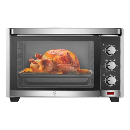 Horno Eléctrico Silver Series 45l Kitchen-it Color Acero inoxidable