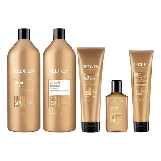 Tratamiento Hidratante Aceite D Argán Redken All Soft 1000ml