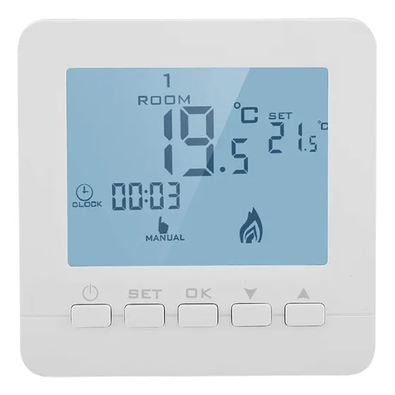 Termostato Digital Programable Botones Para Calderas 