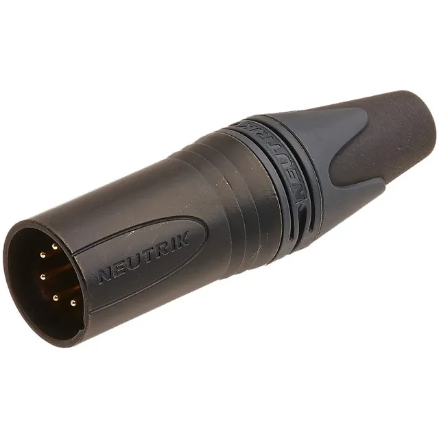 Conector Neutrik Dmx Macho Nickel Negro - Nc5mxxbag 