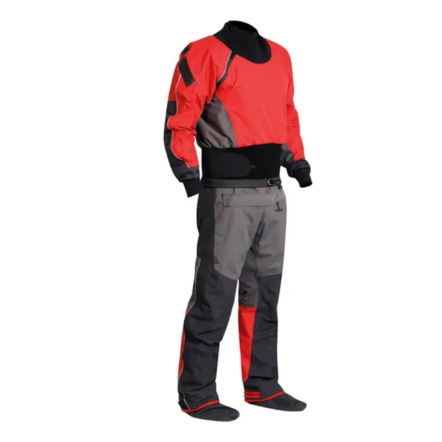 Traje Seco Para Kayak Agua Blanca Fria Rafting Canoa Rojo