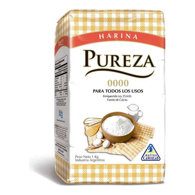 Pack X 18 Unid. Harina   0000  1 Kg Pureza Harinas D Pro