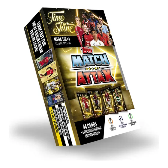 Cartas De Futbol Match Attax 24/25 - Mega Tin 4
