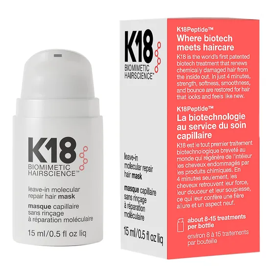 K18 Máscara Molecular Repair 15ml - Reparación Capilar