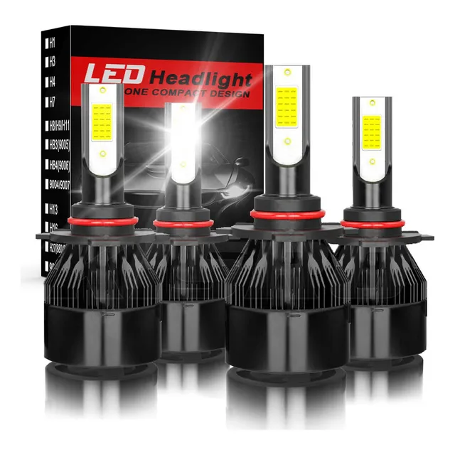 Qa1 Juego De Faros Led 9005 9006 Para Jeep Grand Cherokee