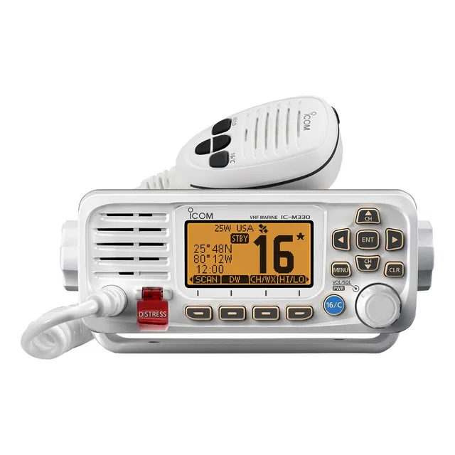 Radio Vhf 25w Blanco Yate Lancha Barco
