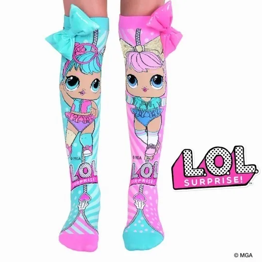 Calcetines De Lol Sorpresa Con Lazos Niñas