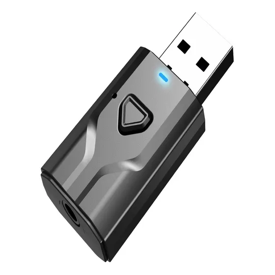 Transmisor Emisor Receptor Bluetooth Audio 3.5mm Mts-btpush