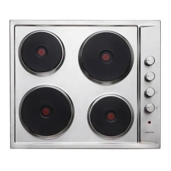 Anafe Eléctrico Volcan Ef4aev Acero Inoxidable 220v
