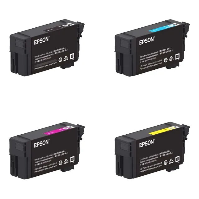 Combo Cartuchos Epson T40v P/ Plotter T3170 Negro + Colores