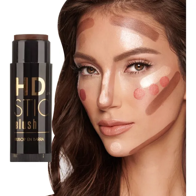 Stick Hd Contour Barra De Contorno Rubor Iluminador Katalia