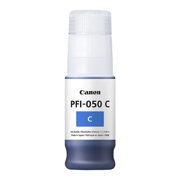 Botella De Tinta Canon Pfi-050 Cyan Para Imageprograf Tc-20