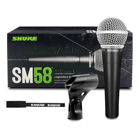 Microfono Profesional Vocal Sm58-lc Shure Original