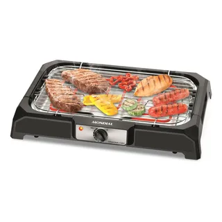 Churrasqueira Elétrica Grand Steak&grill Preto Mondial 220v Churrasqueira Elétrica Grand Steak&grill Preto Mondial 220v