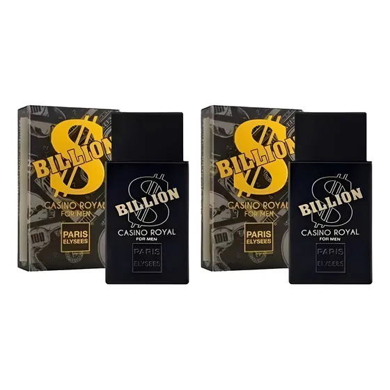 Billion Casino Royal 100ml Paris Elysees 2 unidades