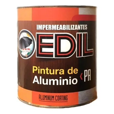 Pintura De Aluminio 1 Galón Marca Edil 