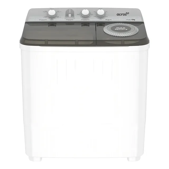 Lavadora semi-automática Acros hasta 13kg 127V color blanco