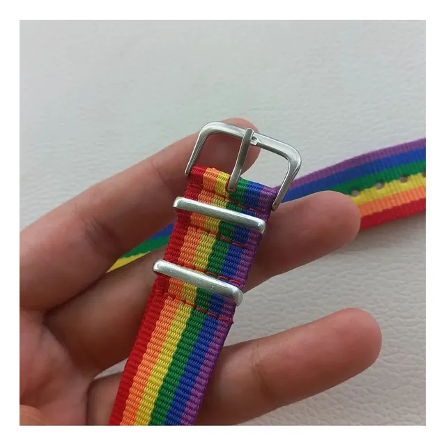 Pulsera O Brazalete Arcoiris Lgbt 2unidades