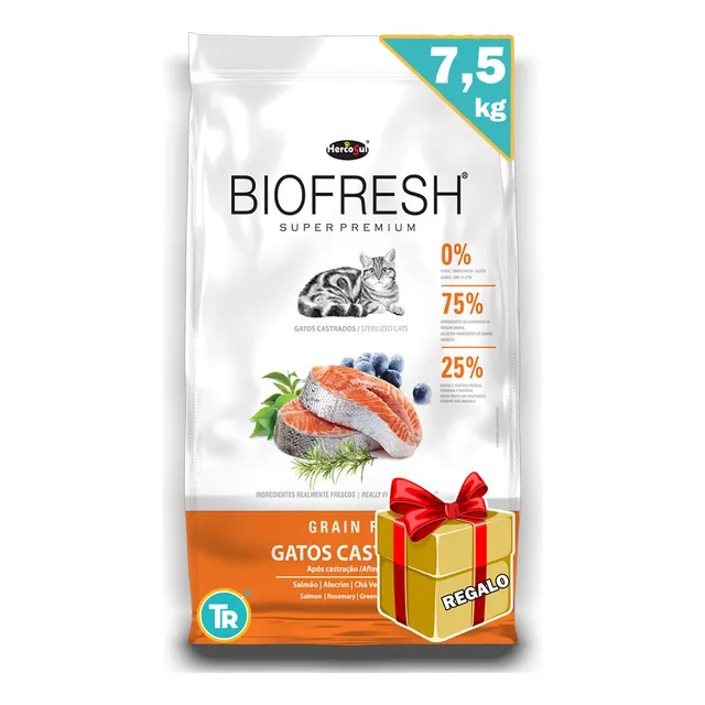 Ración Biofresh Gato Castrado + Obsequio Y Envío Gratis