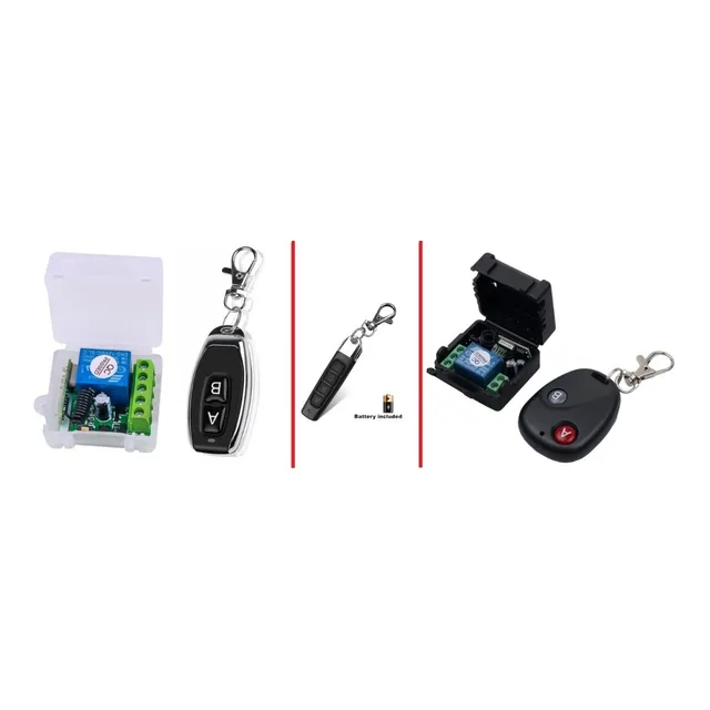 Rele Switch Inalambrico 12vdc Con 1 Control Remoto, 1 Canal
