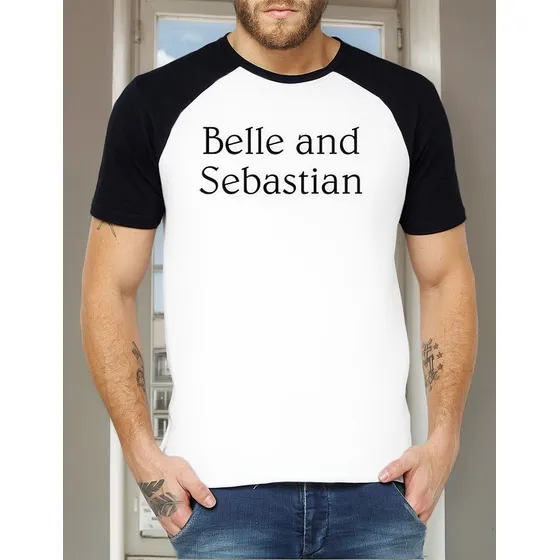 Camiseta Raglan Belle & Sebastian 100% Poliéster