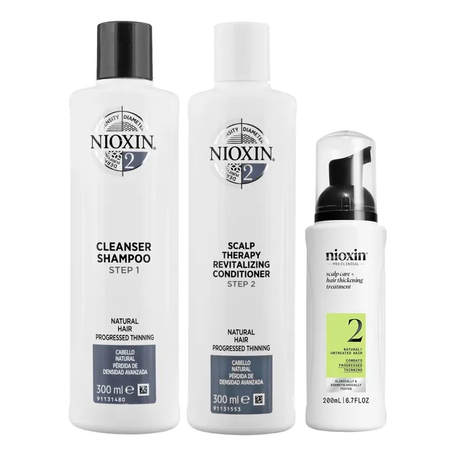 Tratamiento Densificador Para Cabello Natural Nioxin 2