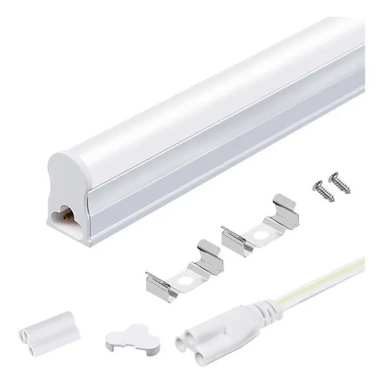 Lampara Led Tubo T5 30cms Accesorio Cocina Tubo Y Base