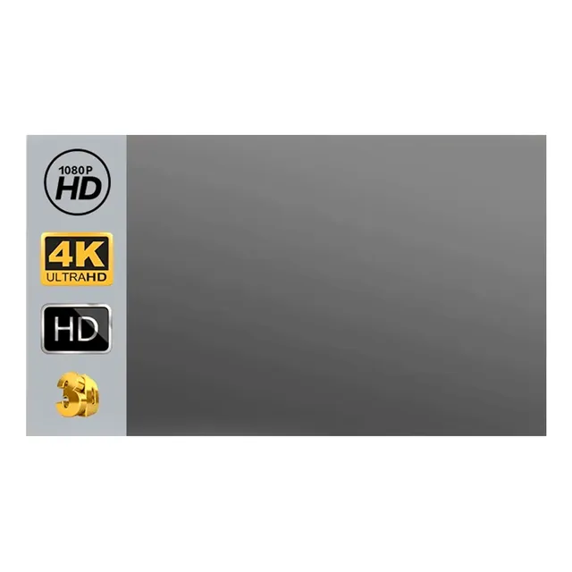 Pantalla Ecran Para Proyector 120 Pulgadas Plomo