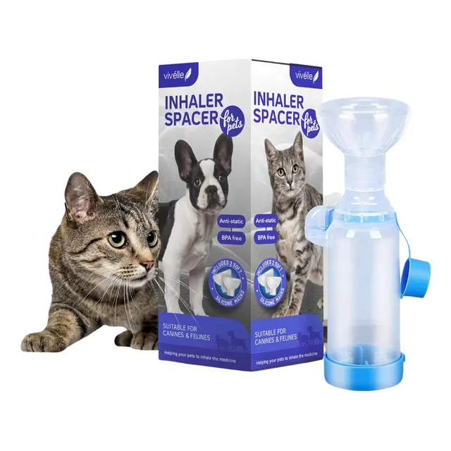 Espaciador Para Inhalador Para Asma De Perros Y Gatos