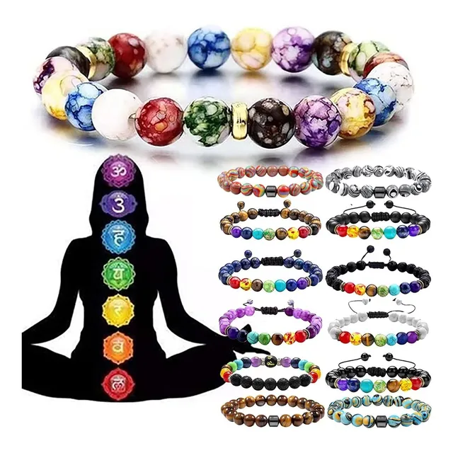 Ypfxvk Pulsera Energetica Chakra Para Dama Niña 1 Unidad