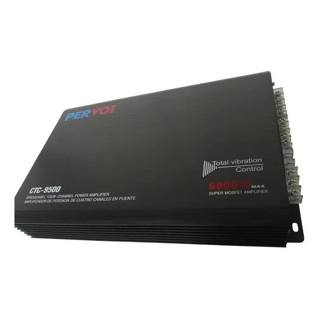 Amplificador De Sonido 4 Canales Pervoi Para Coche (6800w)