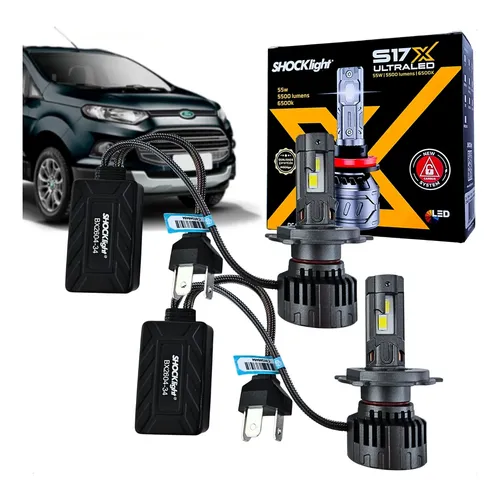 Kit Lampada Ultra Led S17x T-cross 2020 A 2024 Farol Baixo