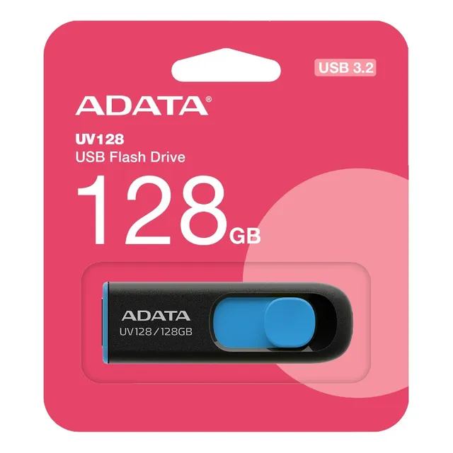 Memoria Usb-a Adata 128gb Negro Auv128-128g-rbe