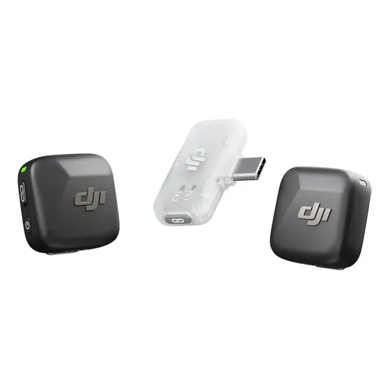 Micrófono Inalámbrico Dji Mic Mini : 2 Tx + 1 Mobile Rx Color Gris Oscuro | Cuotas sin interés
