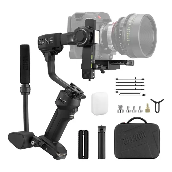 Estabilizador de câmera Zhiyun Zhiyun Crane 4 Combo cor preta