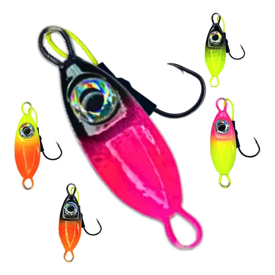 5 Micro Jig Slow Baby Robalo Sargo Xaréu Pampo Corvina Pesca