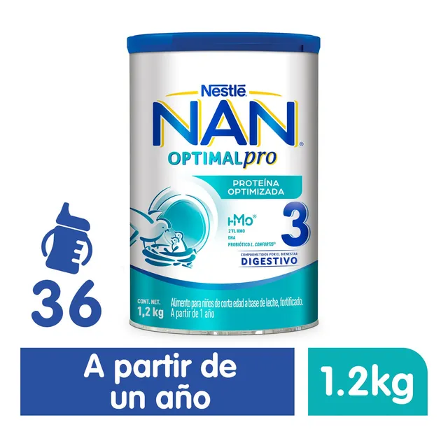 Nan Optimal pro 3 fórmula infantil 1.2kg