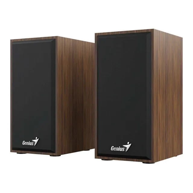 N Parlante 2.0 Genius Sp-hf180 Wooden 6w Usb