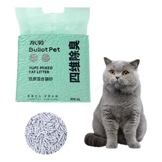Arena Para Gatos Mixta De Tofu Con Sabor A Té